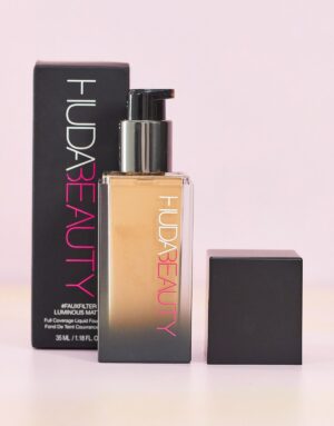 huda beauty #fauxfilter luminous matte full coverage liquid foundation