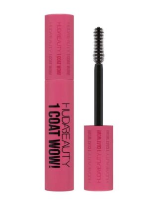 huda beauty 1 coat wow! extra volumizing and lifting mascara black